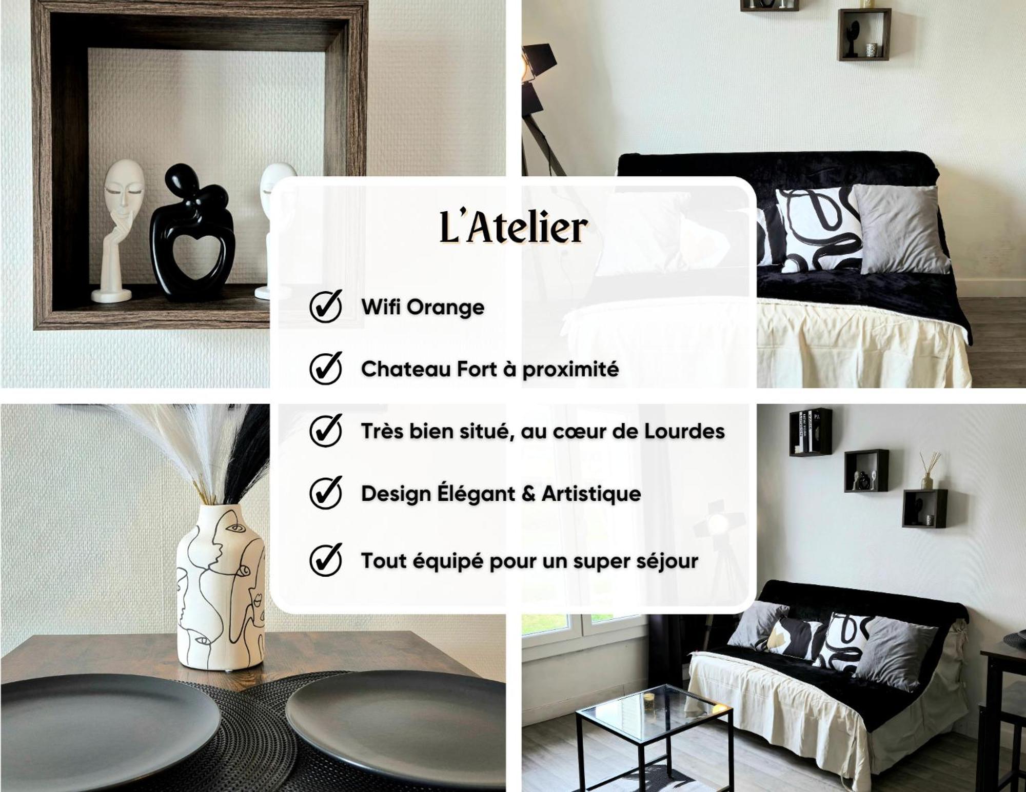 L'Atelier-T2 Proche Du Centre-Wifi-Parking Διαμέρισμα Λούρδη Εξωτερικό φωτογραφία